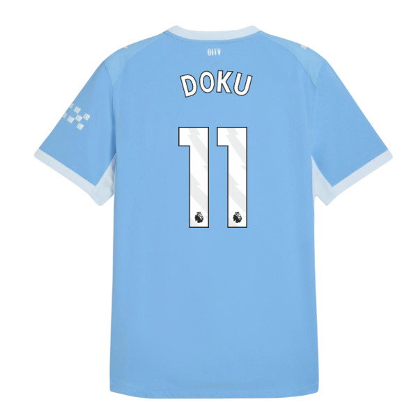 2026-2027 Man City Authentic Home Shirt (Doku 11)