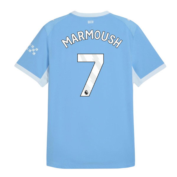 2026-2027 Man City Authentic Home Shirt (Marmoush 7)