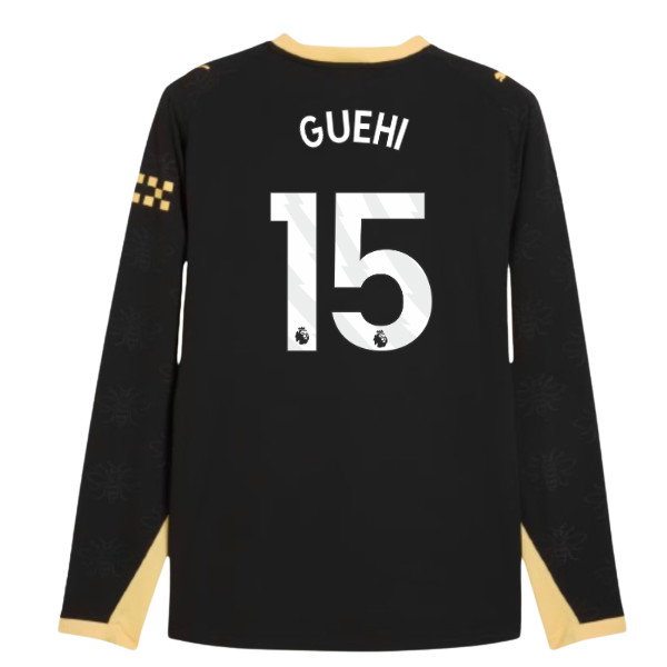 2026-2027 Man City Authentic Long Sleeve Away Shirt (Guehi 15)