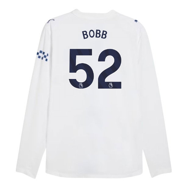2026-2027 Man City Authentic Long Sleeve Third Shirt (Bobb 52)
