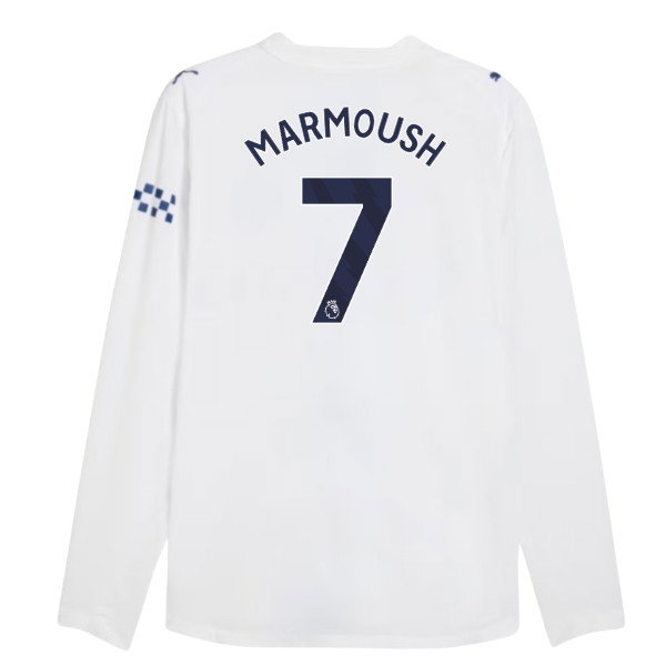 2026-2027 Man City Authentic Long Sleeve Third Shirt (Marmoush 7)