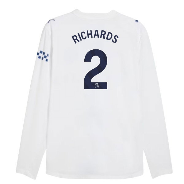 2026-2027 Man City Authentic Long Sleeve Third Shirt (Richards 2)