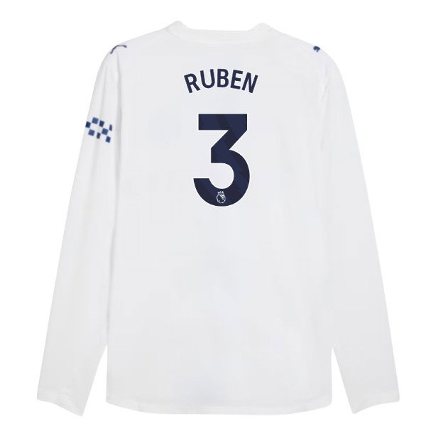2026-2027 Man City Authentic Long Sleeve Third Shirt (Ruben 3)