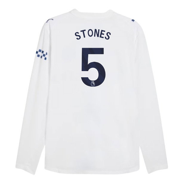2026-2027 Man City Authentic Long Sleeve Third Shirt (Stones 5)
