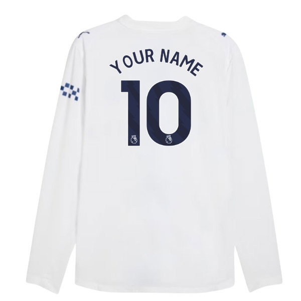 2026-2027 Man City Authentic Long Sleeve Third Shirt (Your Name)