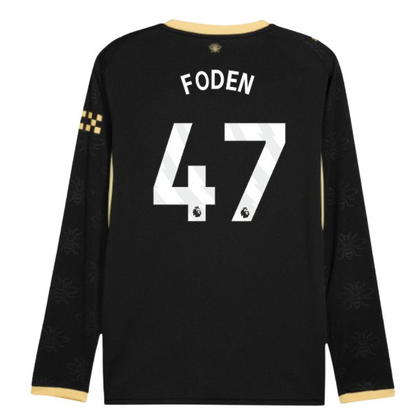 2026-2027 Man City Away Long Sleeve Shirt (Foden 47)