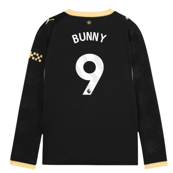 2026-2027 Man City Away Long Sleeve Shirt (Kids) (Bunny 9)