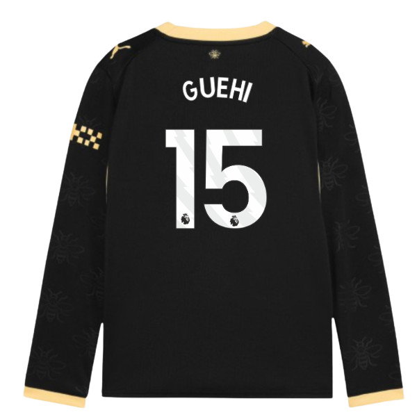2026-2027 Man City Away Long Sleeve Shirt (Kids) (Guehi 15)