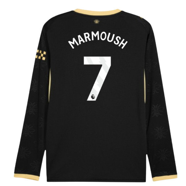 2026-2027 Man City Away Long Sleeve Shirt (Marmoush 7)