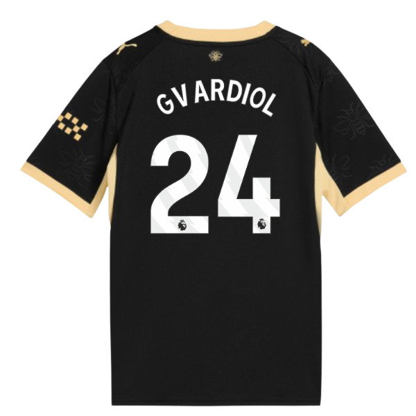 2026-2027 Man City Away Shirt (Kids) (Gvardiol 24)