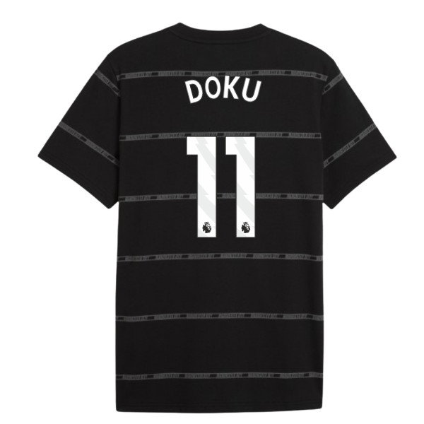2026-2027 Man City ftblCulture Tee AOP (Black) (Doku 11)