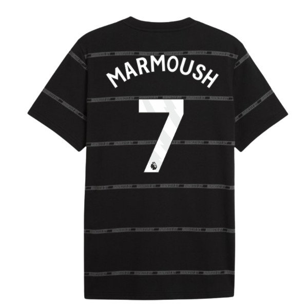 2026-2027 Man City ftblCulture Tee AOP (Black) (Marmoush 7)