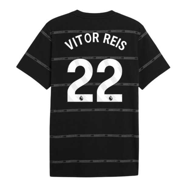2026-2027 Man City ftblCulture Tee AOP (Black) (Vitor Reis 22)