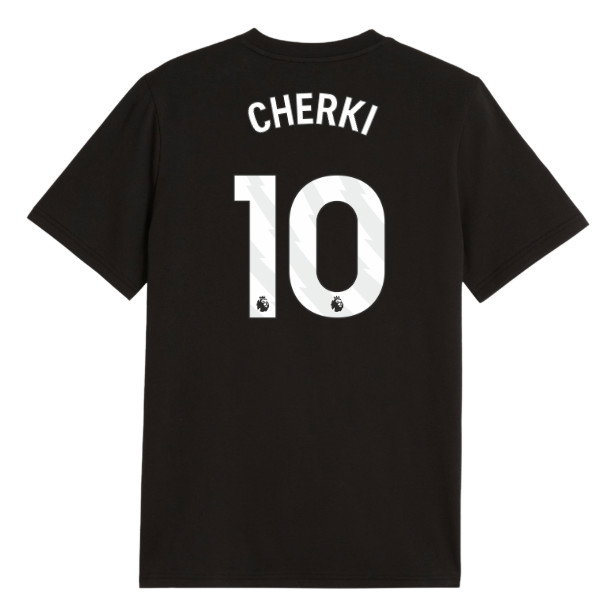 2026-2027 Man City FtblCulture Tee (Black) - Kids (Cherki 10)