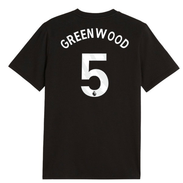 2026-2027 Man City FtblCulture Tee (Black) - Kids (Greenwood 5)