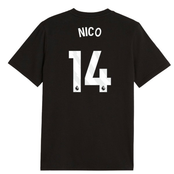 2026-2027 Man City FtblCulture Tee (Black) - Kids (Nico 14)