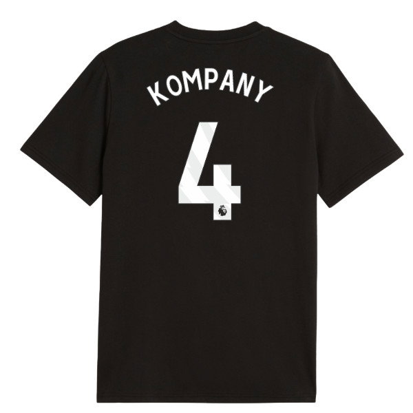 2026-2027 Man City FtblCulture Tee (Black) (Kompany 4)