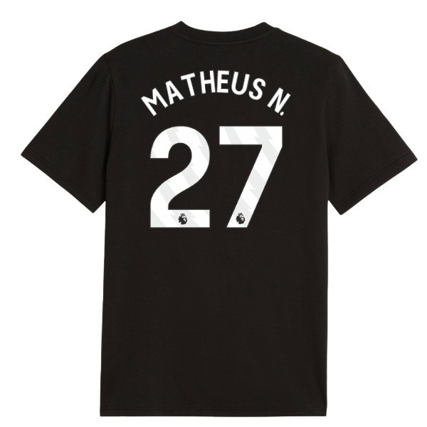 2026-2027 Man City FtblCulture Tee (Black) (Matheus N. 27)