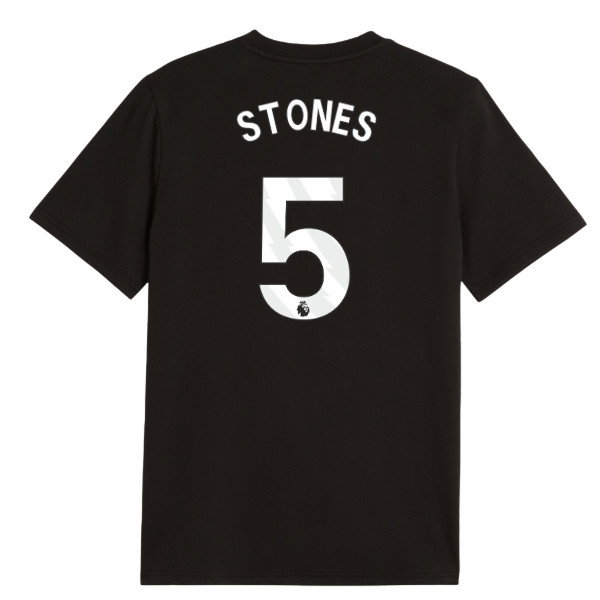 2026-2027 Man City FtblCulture Tee (Black) (Stones 5)