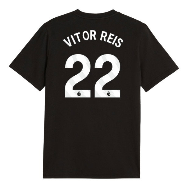 2026-2027 Man City FtblCulture Tee (Black) (Vitor Reis 22)