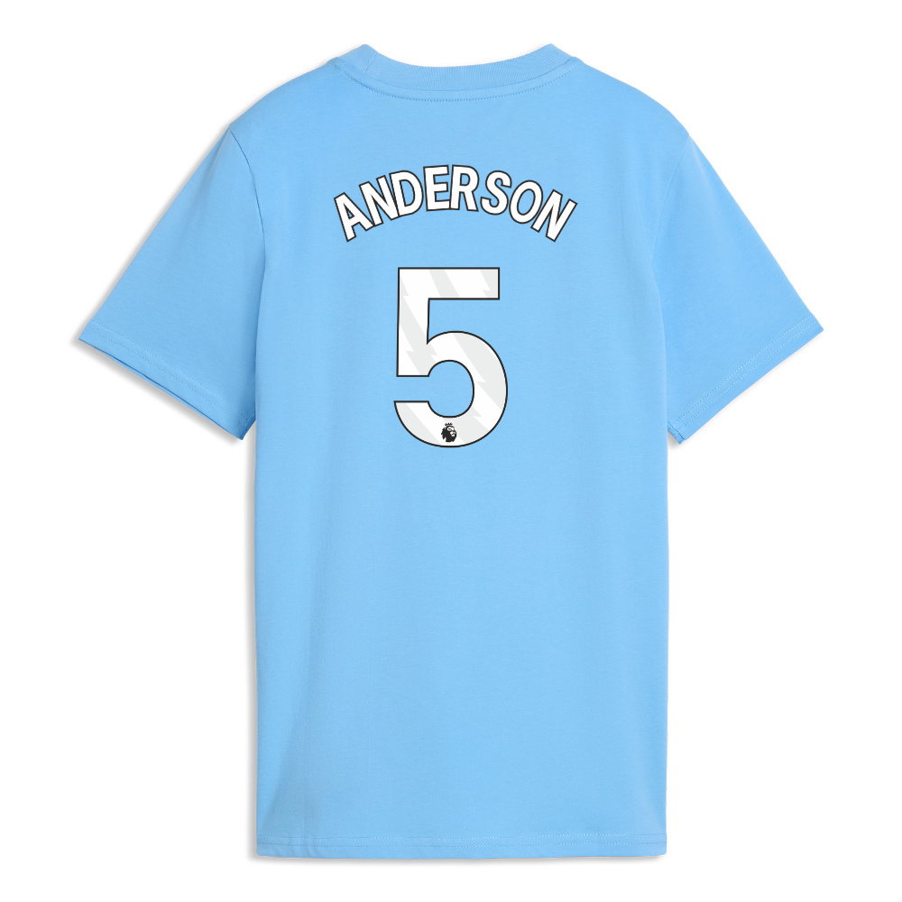 2026-2027 Man City FtblCulture Tee (Light Blue) (Anderson 5)