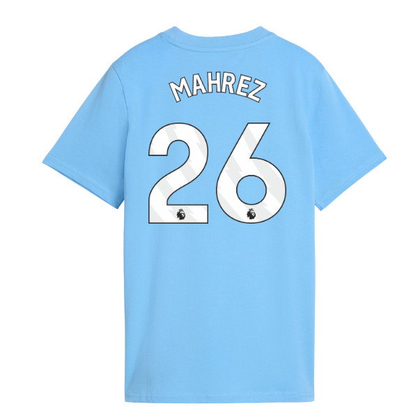 2026-2027 Man City FtblCulture Tee (Light Blue) (Mahrez 26)