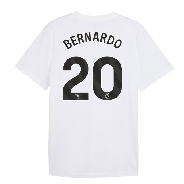 2026-2027 Man City FtblCulture Tee (White) (Bernardo 20)
