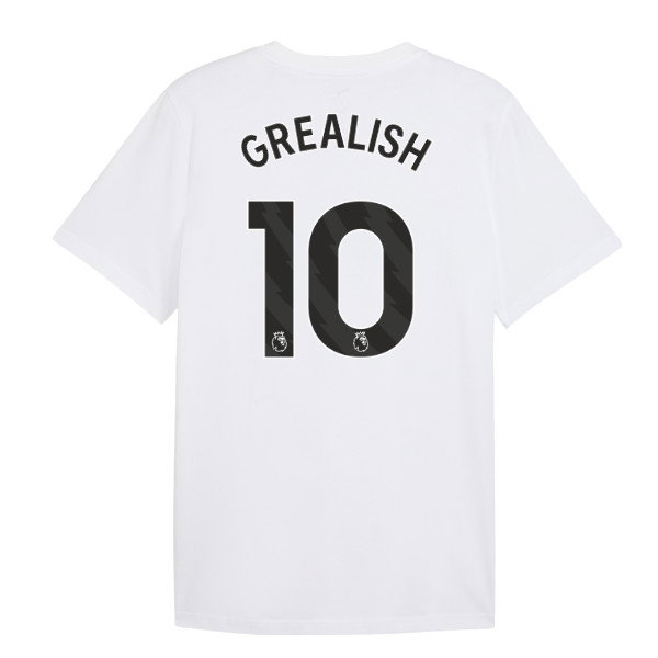 2026-2027 Man City FtblCulture Tee (White) (Grealish 10)
