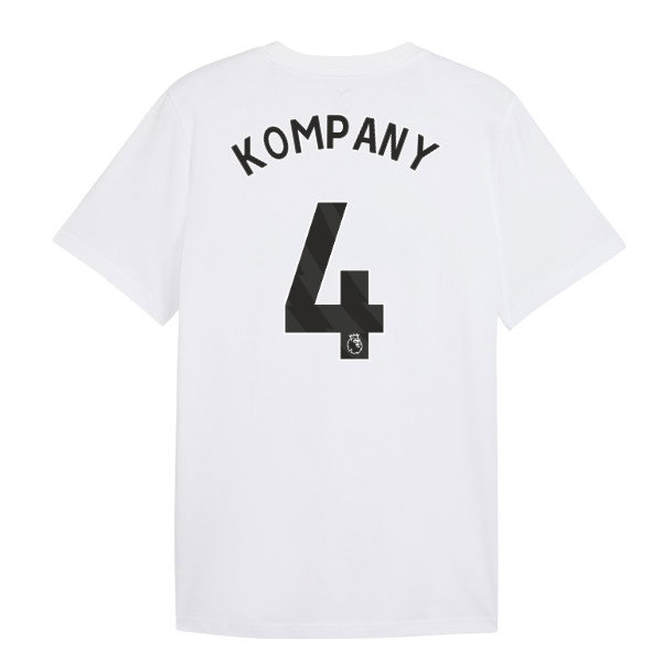 2026-2027 Man City FtblCulture Tee (White) (Kompany 4)