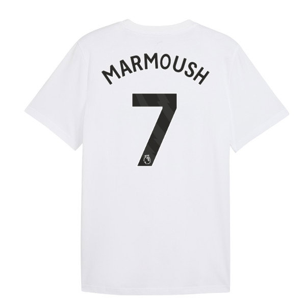 2026-2027 Man City FtblCulture Tee (White) (Marmoush 7)