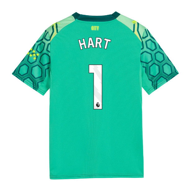 2026-2027 Man City Goalkeeper Shirt (Green) - Kids (Hart 1)