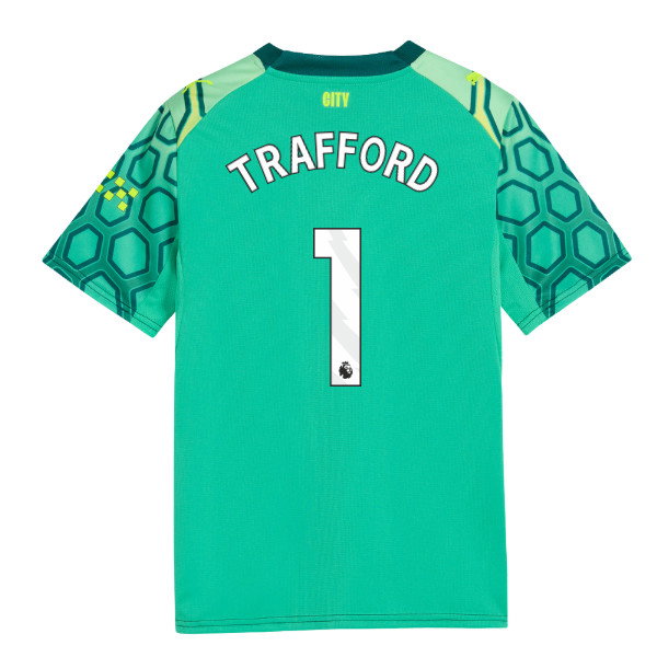 2026-2027 Man City Goalkeeper Shirt (Green) - Kids (Trafford 1)