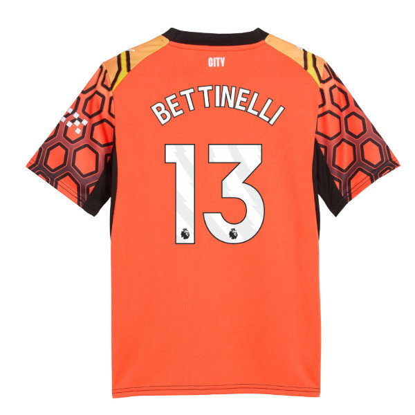 2026-2027 Man City Goalkeeper Shirt (Orange) - Kids (Bettinelli 13)