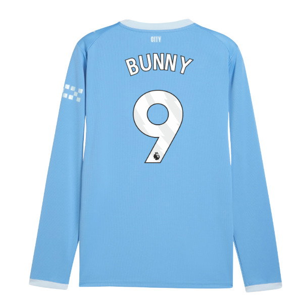 2026-2027 Man City Home Long Sleeve Shirt (Bunny 9)