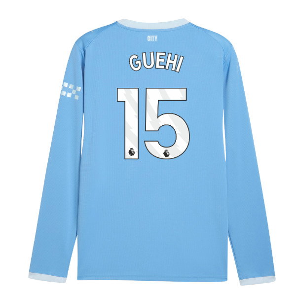 2026-2027 Man City Home Long Sleeve Shirt (Guehi 15)