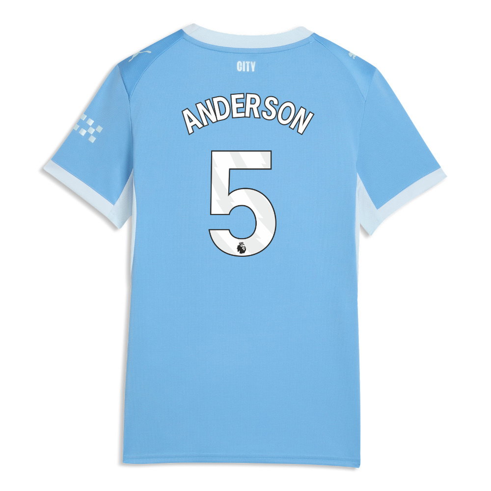 2026-2027 Man City Home Shirt (Womens) (Anderson 5)