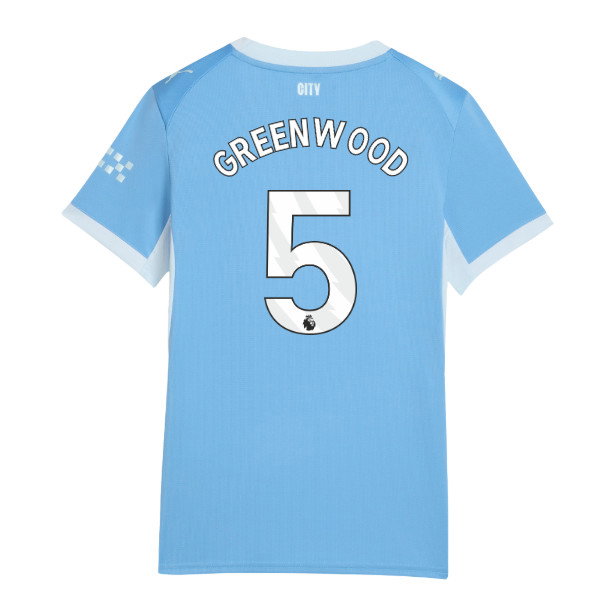 2026-2027 Man City Home Shirt (Womens) (Greenwood 5)