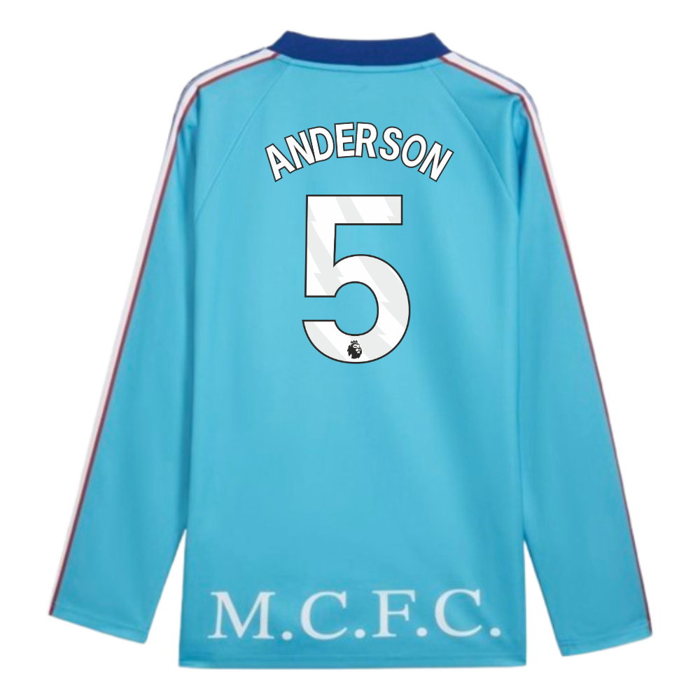 2026-2027 Man City KING Jersey LS (Blue) (Anderson 5)