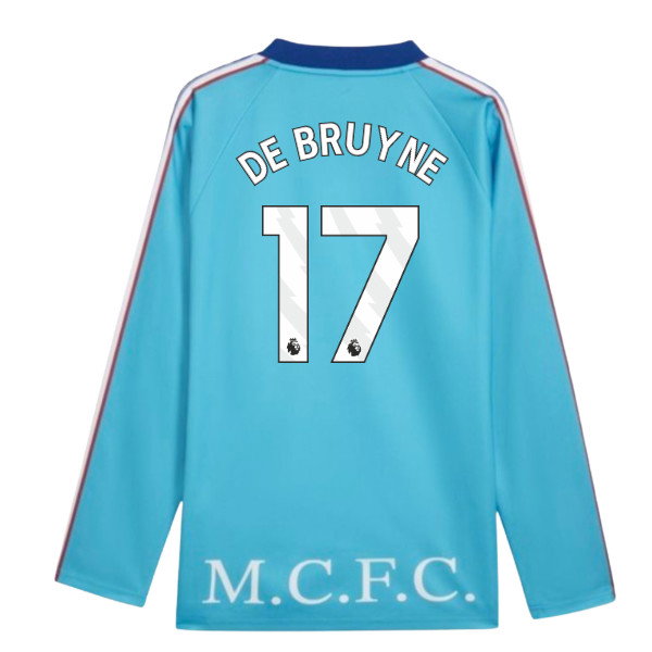 2026-2027 Man City KING Jersey LS (Blue) (De Bruyne 17)