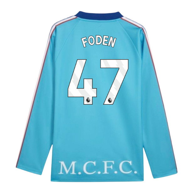 2026-2027 Man City KING Jersey LS (Blue) (Foden 47)