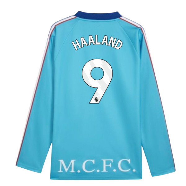 2026-2027 Man City KING Jersey LS (Blue) (Haaland 9)