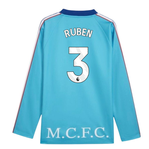 2026-2027 Man City KING Jersey LS (Blue) (Ruben 3)