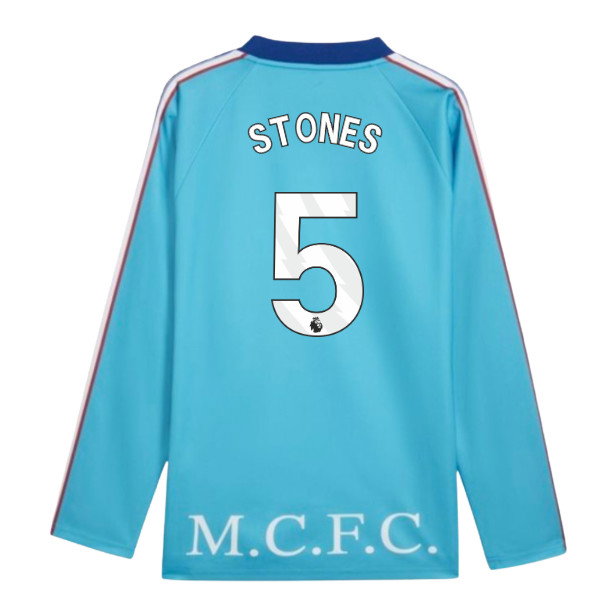 2026-2027 Man City KING Jersey LS (Blue) (Stones 5)