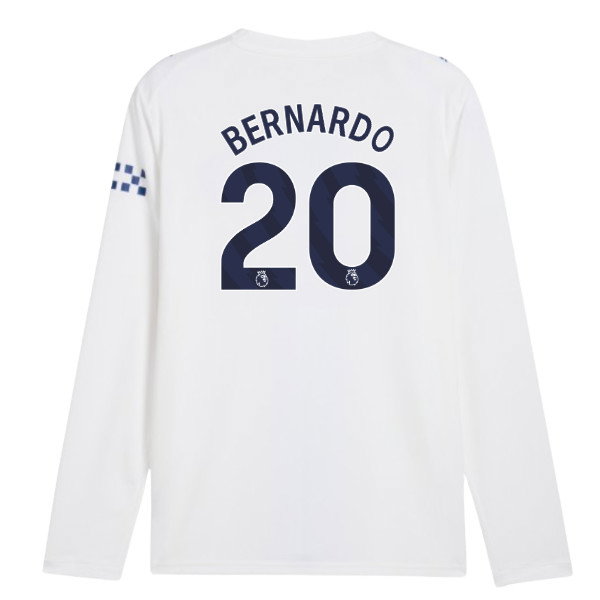 2026-2027 Man City Third Long Sleeve Shirt (Bernardo 20)