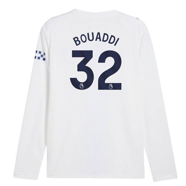 2026-2027 Man City Third Long Sleeve Shirt (Bouaddi 32)