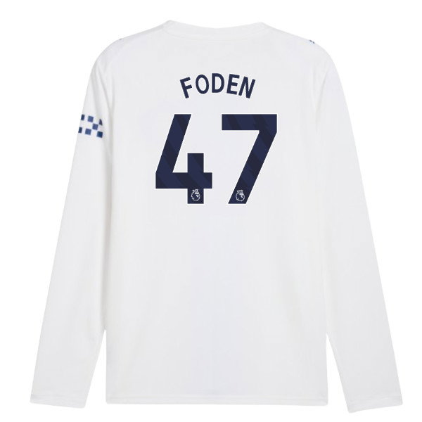 2026-2027 Man City Third Long Sleeve Shirt (Foden 47)