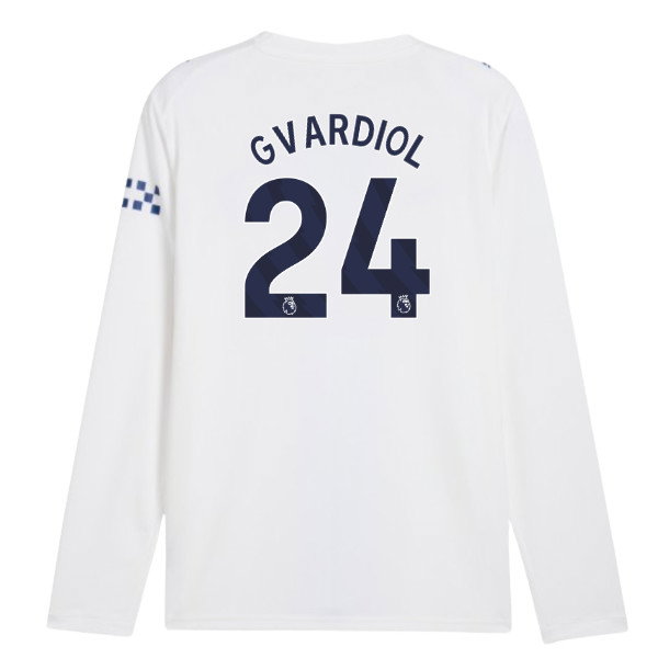 2026-2027 Man City Third Long Sleeve Shirt (Gvardiol 24)