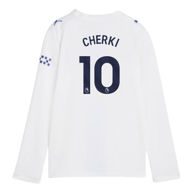 2026-2027 Man City Third Long Sleeve Shirt (Kids) (Cherki 10)