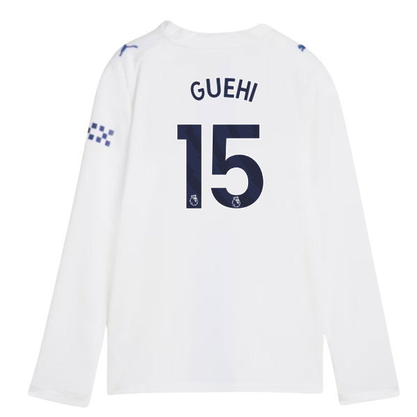 2026-2027 Man City Third Long Sleeve Shirt (Kids) (Guehi 15)