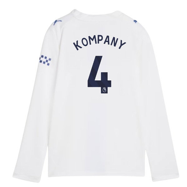 2026-2027 Man City Third Long Sleeve Shirt (Kids) (Kompany 4)